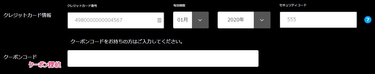 釣りビジョンクーポンコード